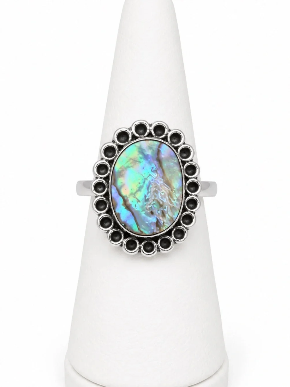Abalone shell ring size 6